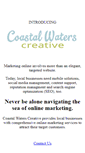 Mobile Screenshot of coastalwaterscreative.com